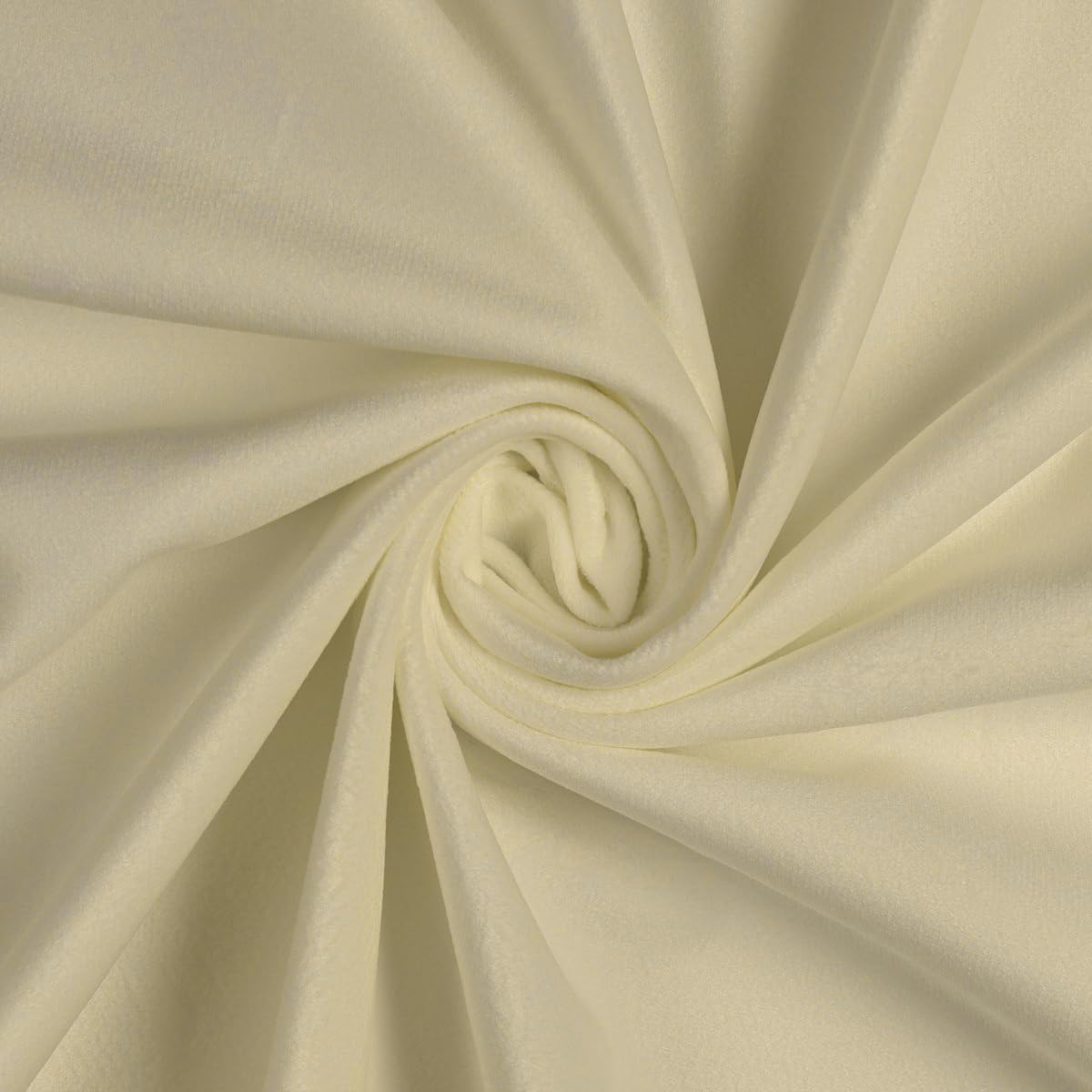Mondo Tessuti - Samtschnitte - Erhältlich in verschiedenen Größen und mehr als 35 Farben DIY Vorgeschnittene Paneele (Creme, 100 x 150 cm)